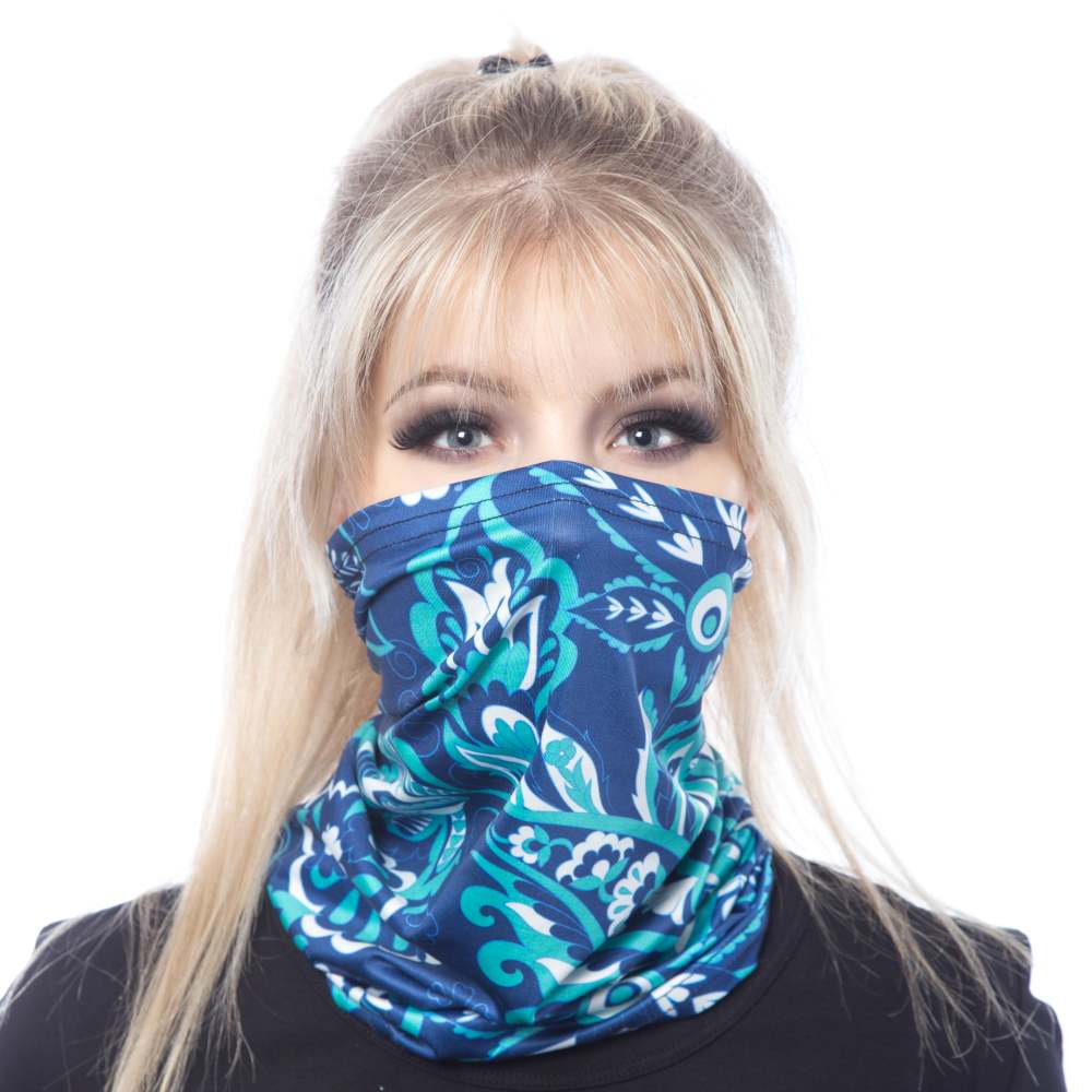 Innocent Lifestyle - PAISLEY Neck warmer/Gaiter - Blau
